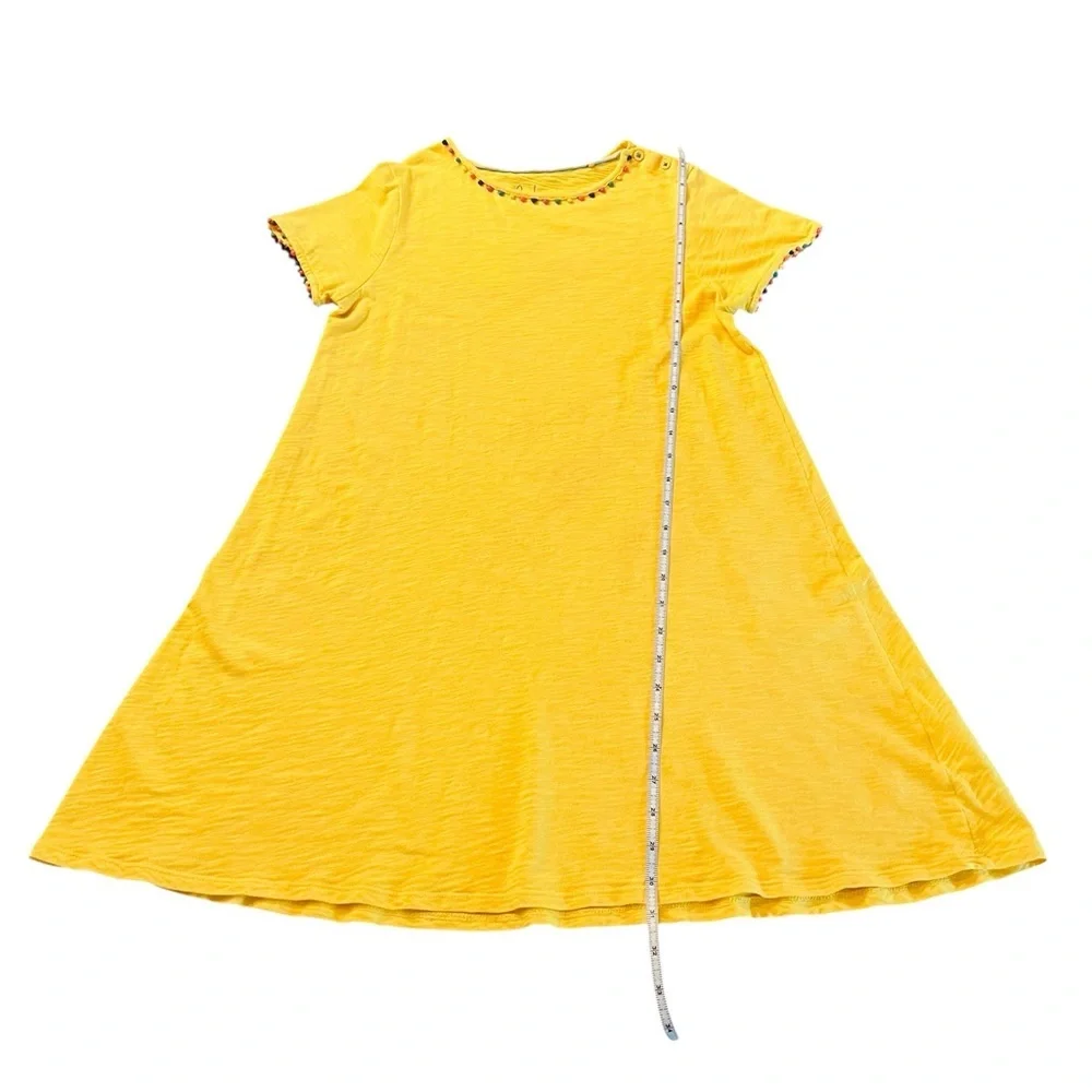 Boden Yellow Casual Kids Cotton Dress Size 11-12Y
